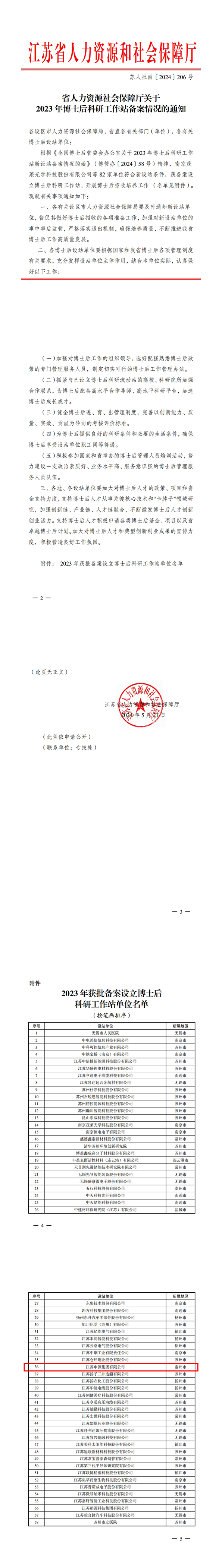 关于2023年博士后科研工作站登记情况的通知